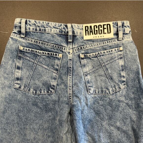NWOT Ragged Jeans Wide Leg Acid Wash, Women's Size 26 - Picture 5 of 8